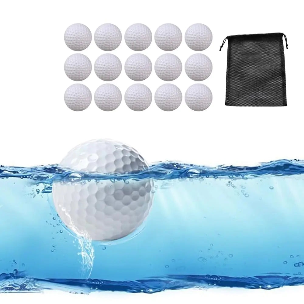 The Bogey Club Golf Balls 15 pcs Practice Floating Balls